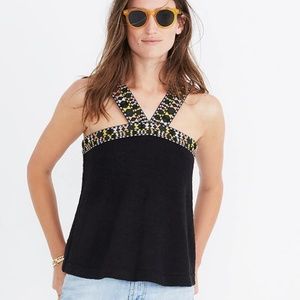 Madewell Embroidered Swing Sweater Tank XXS